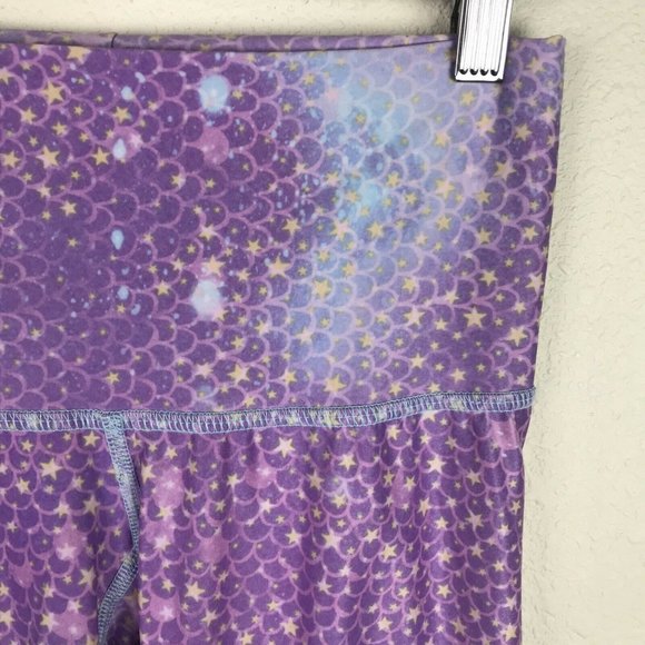 Teeki Mermaid Fairyqueen Purple Leggings Hotpants - Picture 2 of 5